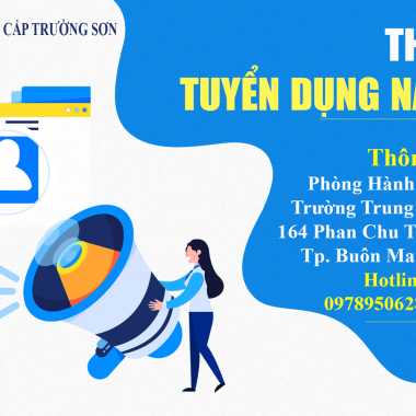 Thông báo tuyển dụng năm 2022