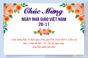 MUNG NGAY NHA GIAO VIET NAM 20.11.2023