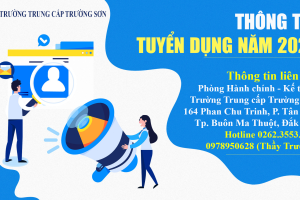 Thông báo tuyển dụng năm 2022